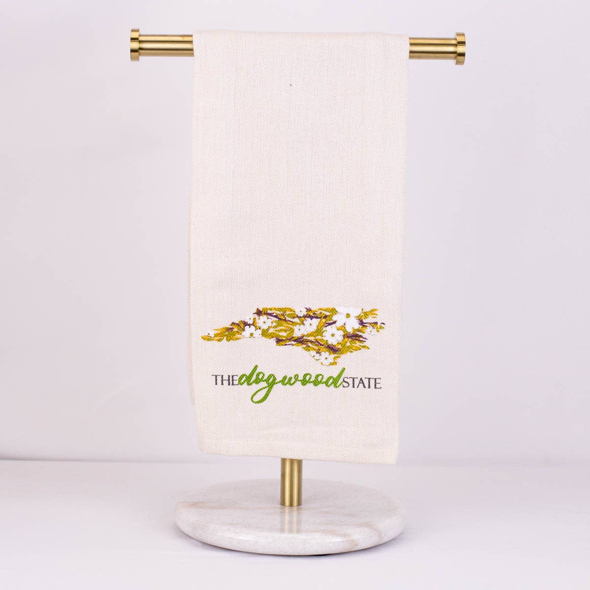 North Carolina Dogwood Hand Towel cream/Multi 20x28