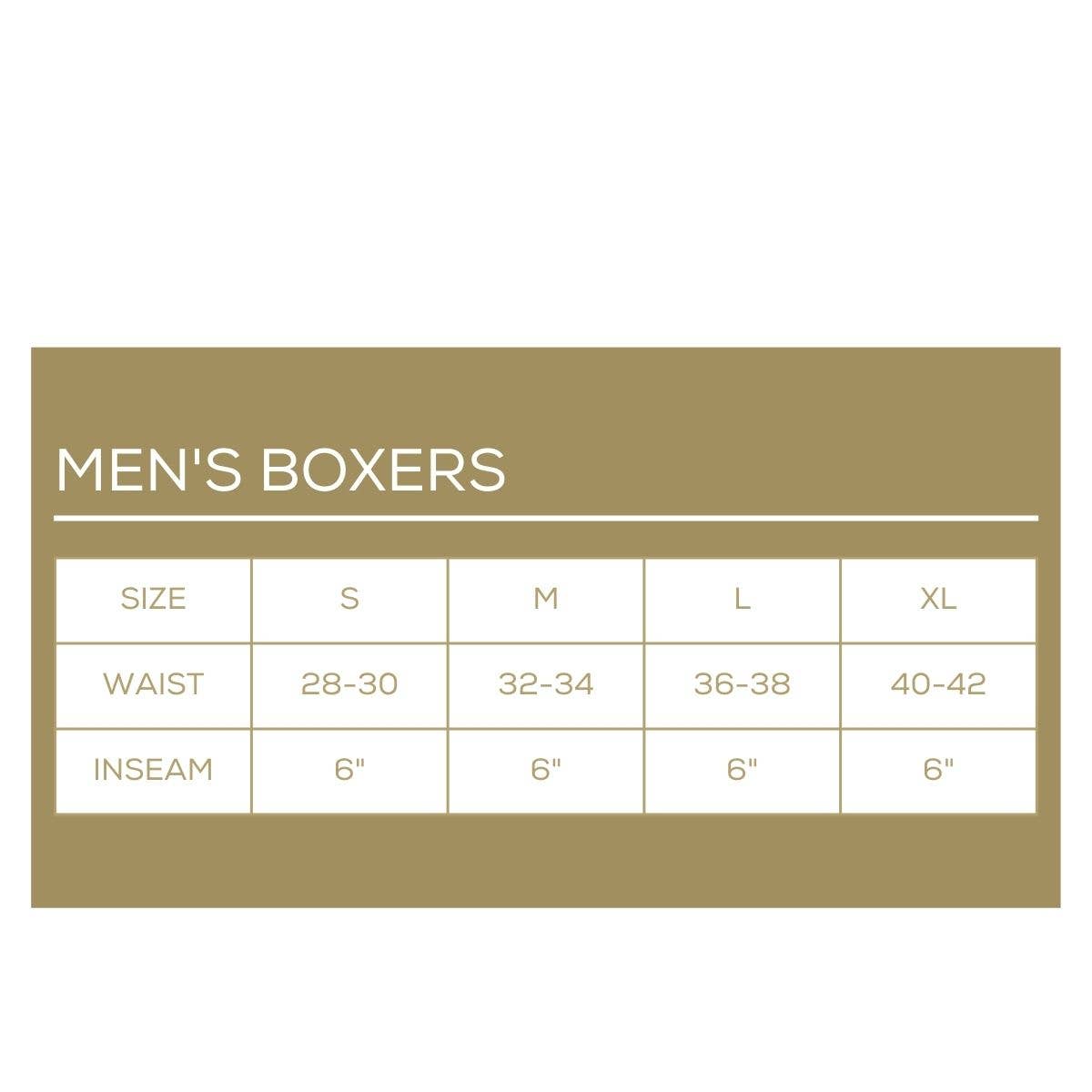 Men's Deer Boxers Deep Blue/Camel -Asst.