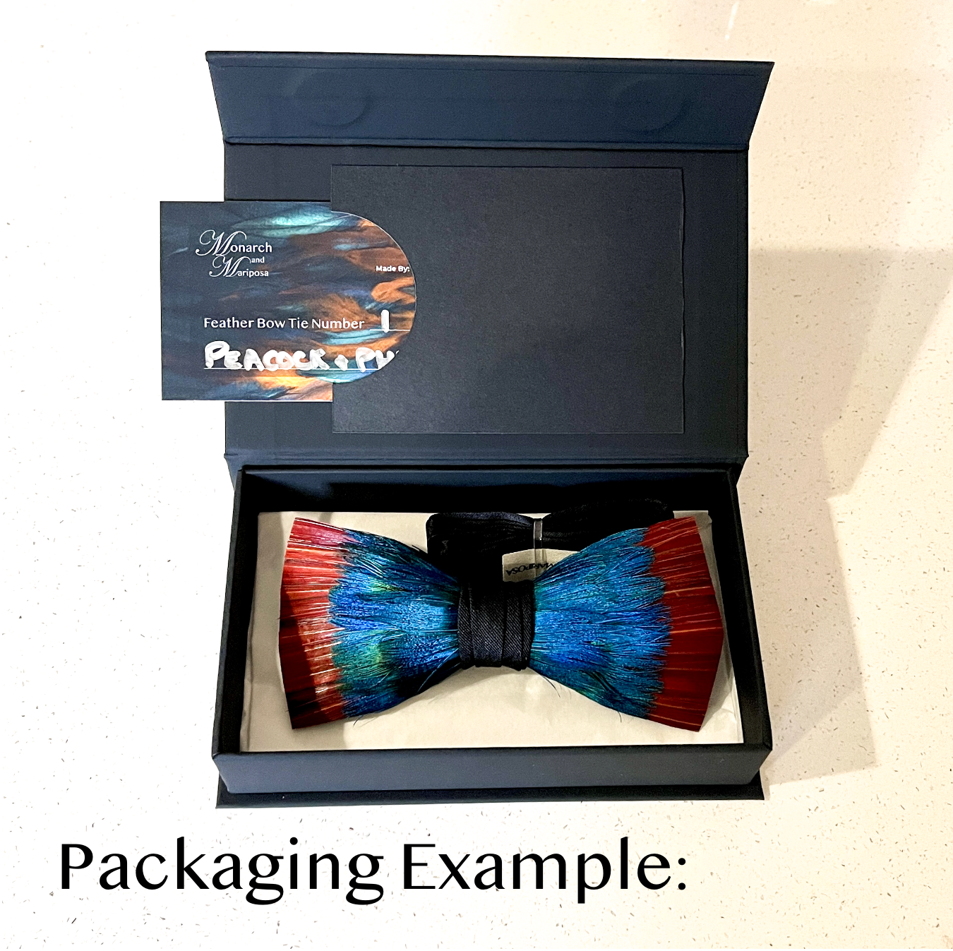 Feather Bow Tie 12 - Goose & Pheasant