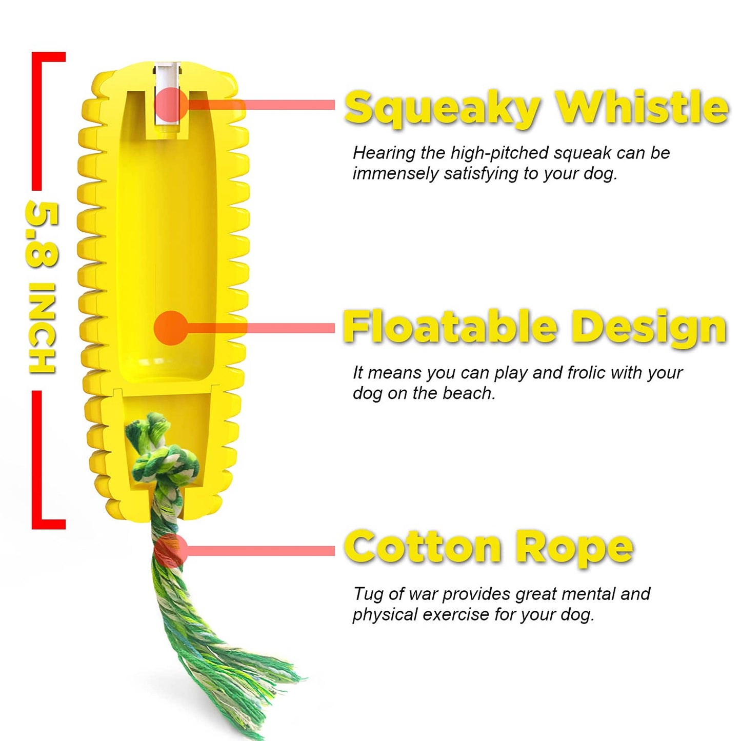 Corn Stick Dental Cleaning Dog Chew Toy