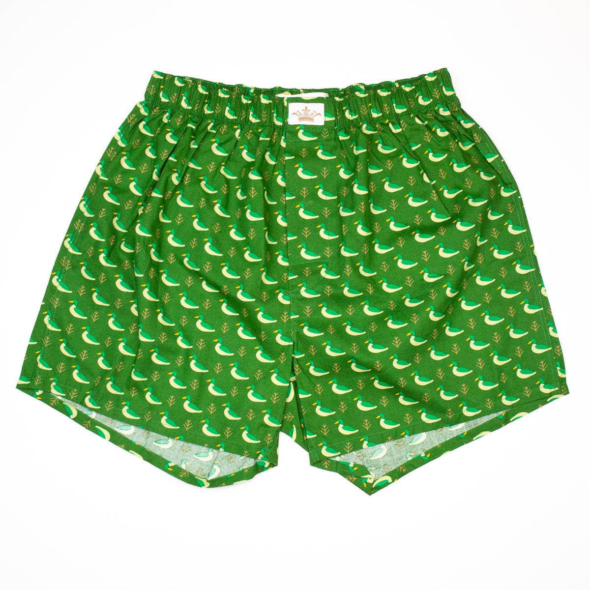 Men's Duck Boxers Hunter Green/Taupe -Asst.