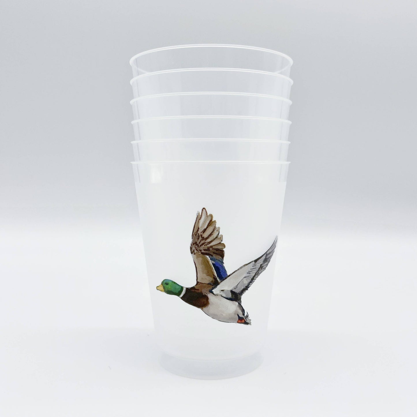 Mallard Duck Party Cup Set-Drinkware Favor Reusable Quack