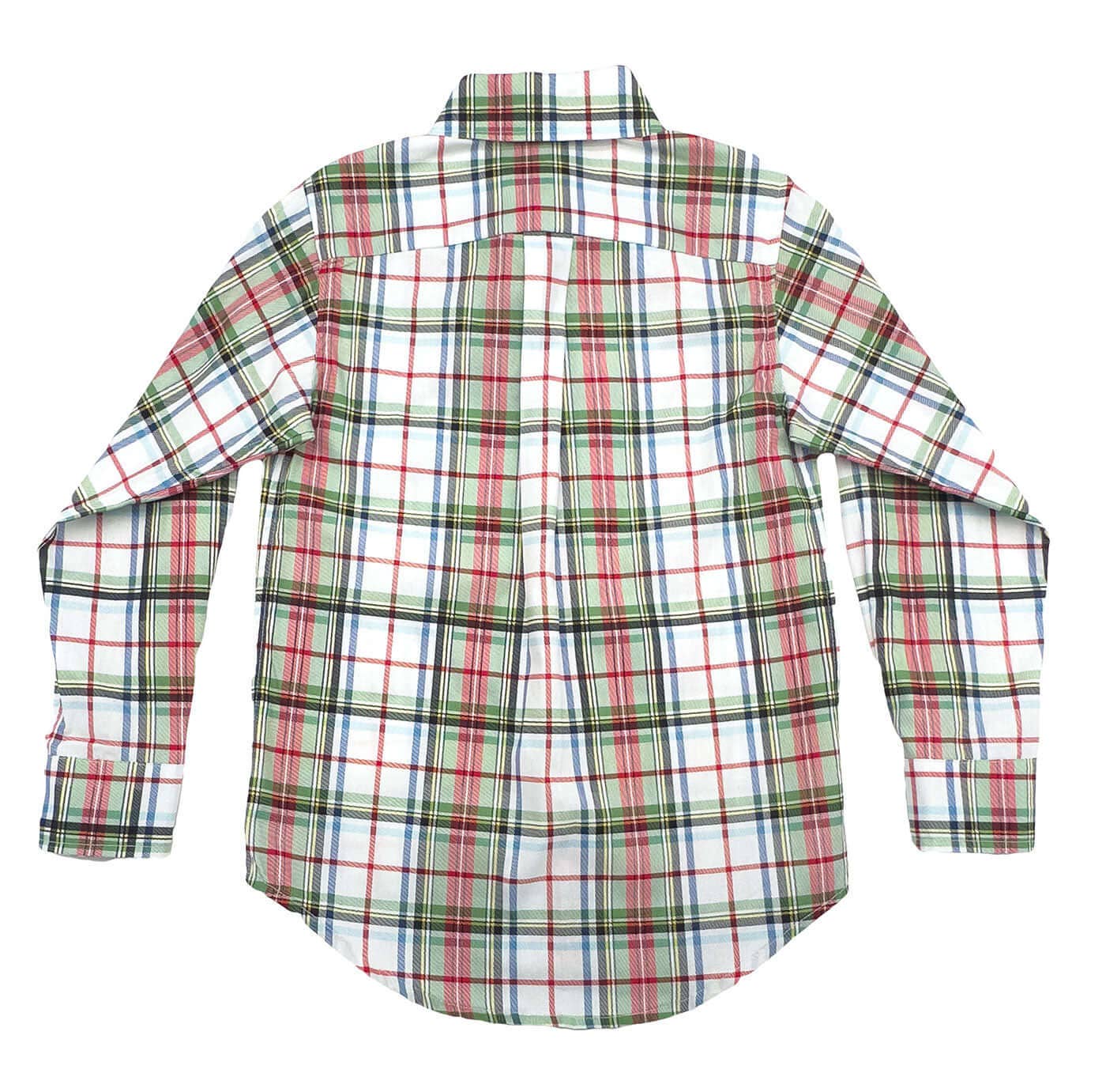 Carter Oxford Boys Shirt Creme Plaid