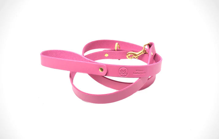 Whiskey Leatherworks Full Leather Dog Leash