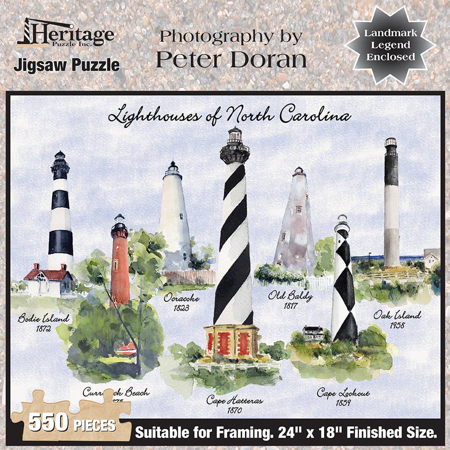 Lighthouses of North Carolina Puzzle