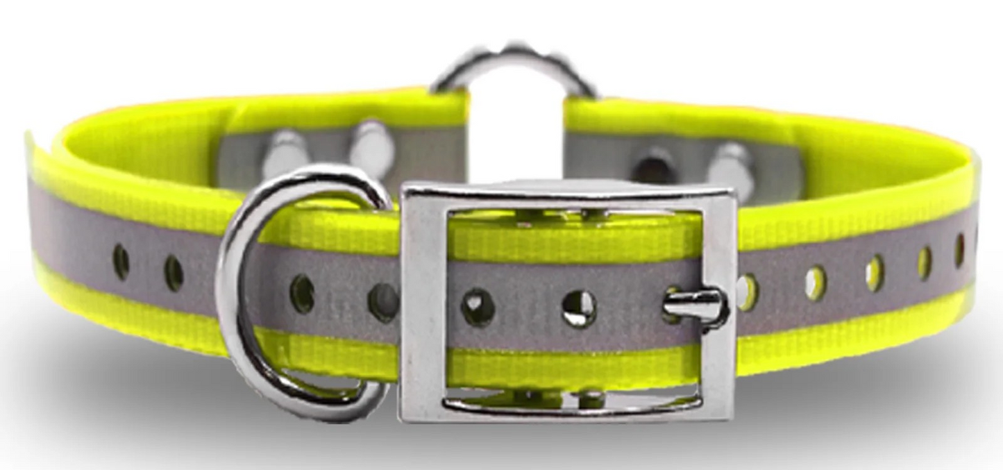 1" DayGlo Reflective Garmin Collar