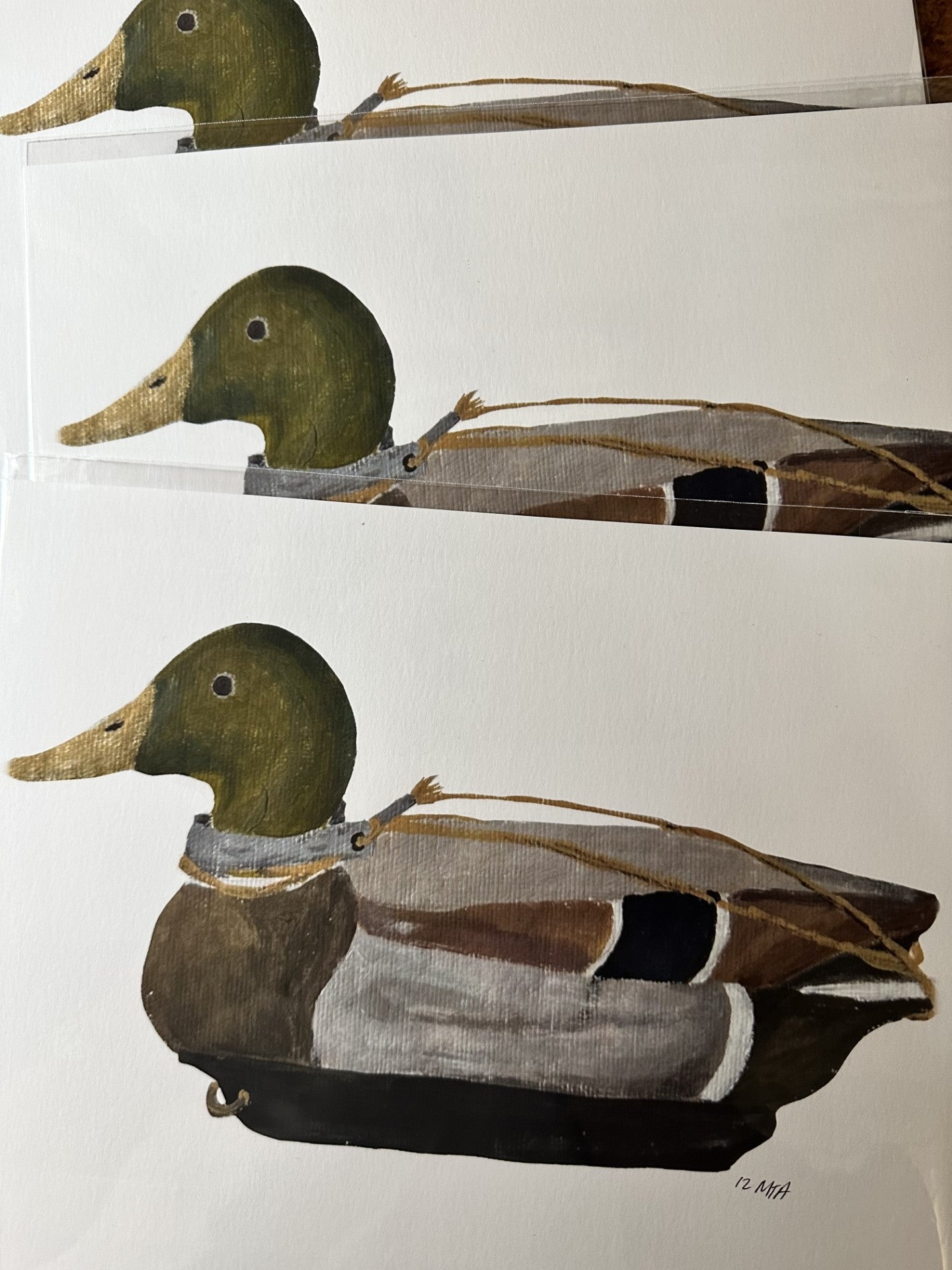 Flatland Design Duck Prints