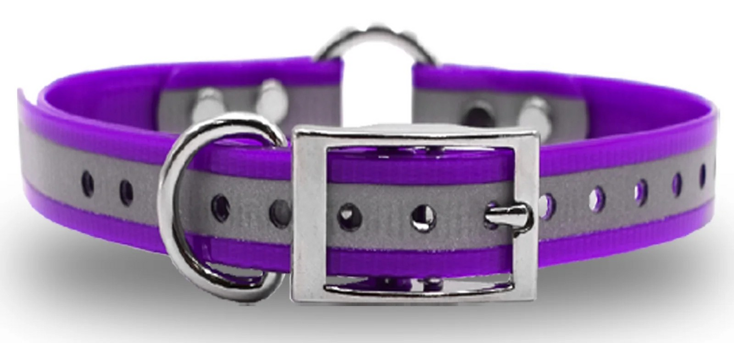 1" DayGlo Reflective Garmin Collar