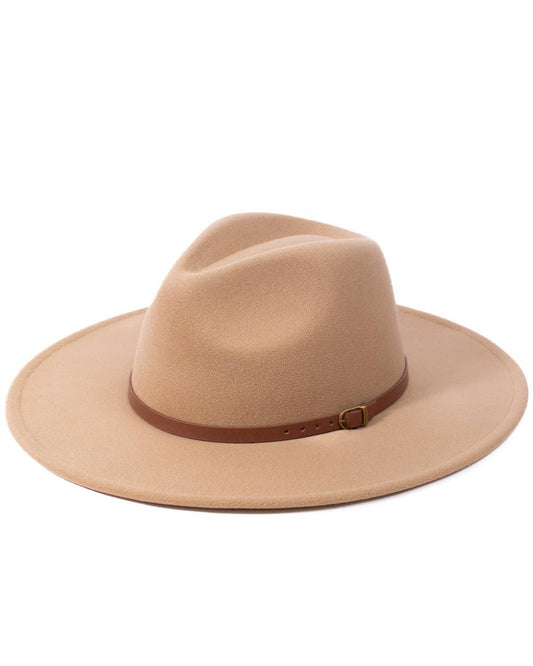 Shelia Wool Hat Tan One Size