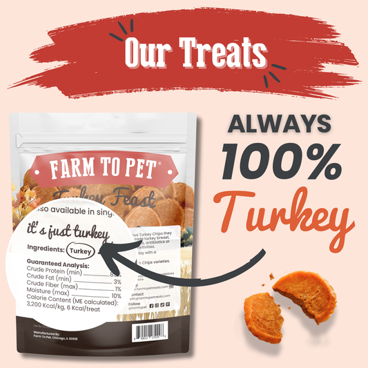 Turkey Feast Dog Treats (12 oz)