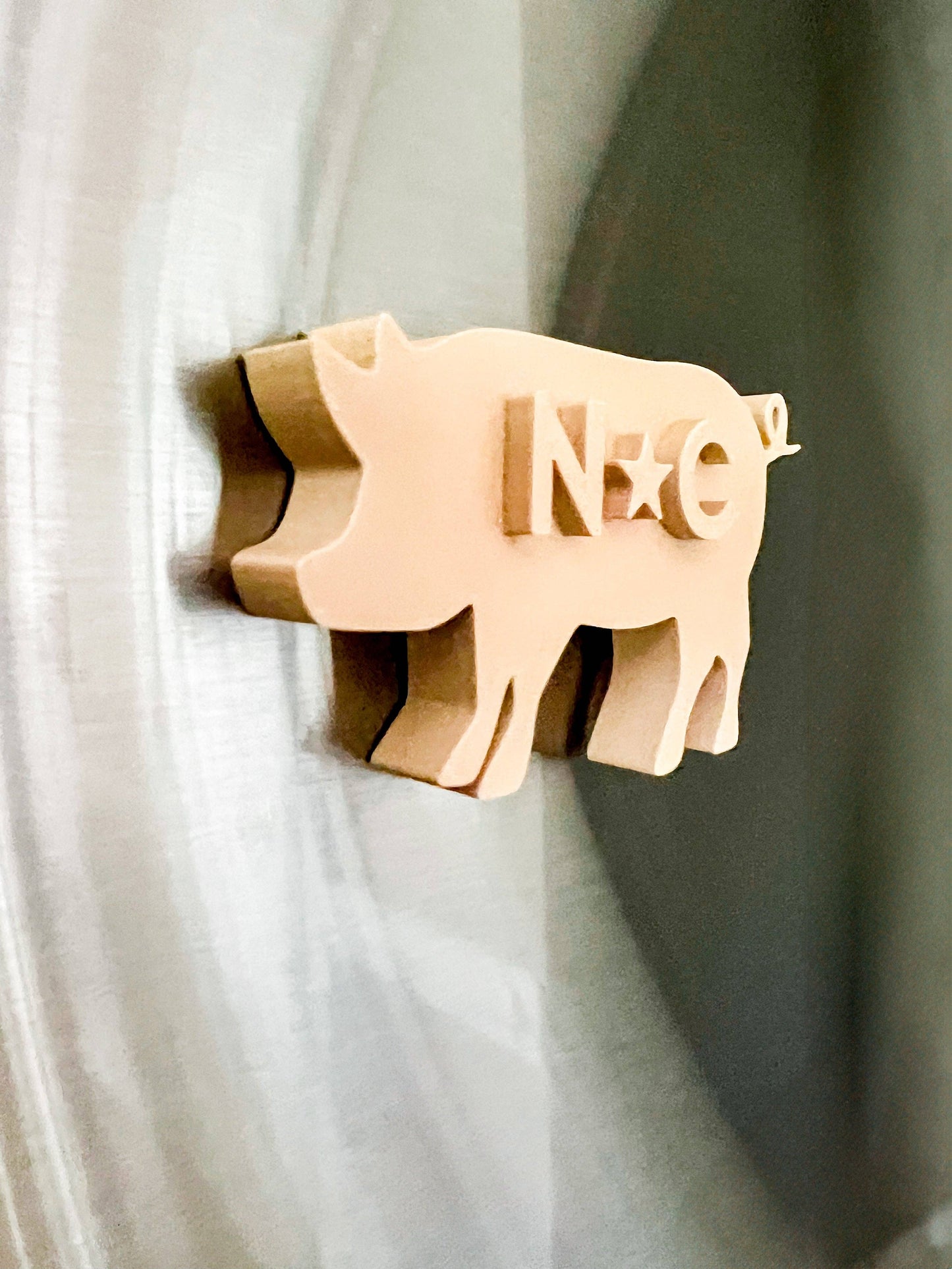NC Pig 3D Fridge Magnet