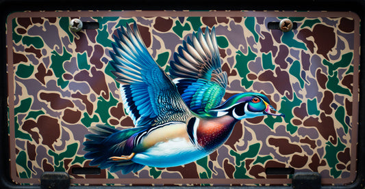 Wood duck - Car tag