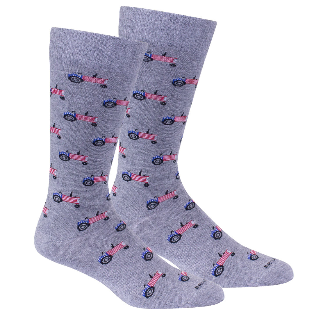 Farm America (Tractor Flag) Socks