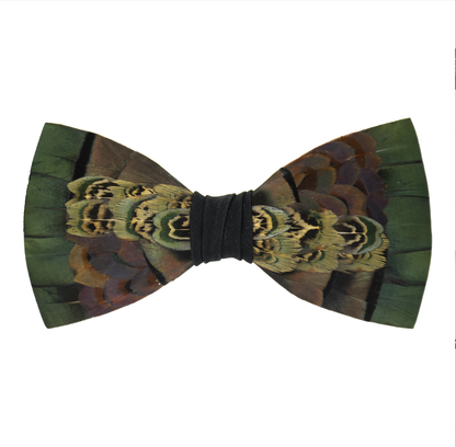 Feather Bow Tie 10 - Turkey & Pheasant