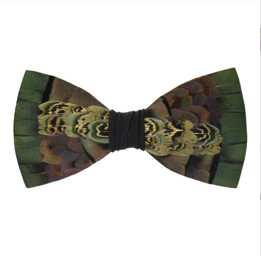 Feather Bow Tie 10 - Turkey & Pheasant