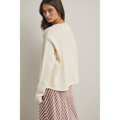 FLYING DUCK DUO KNIT SWEATER / WL25-12148