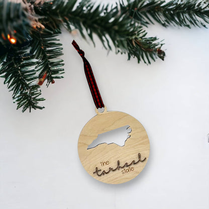 North Carolina  Nickname Christmas Holiday Ornament