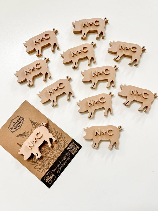 NC Pig 3D Fridge Magnet