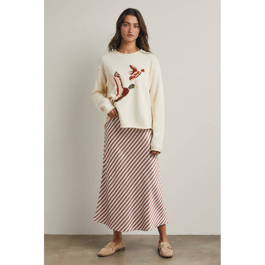 FLYING DUCK DUO KNIT SWEATER / WL25-12148