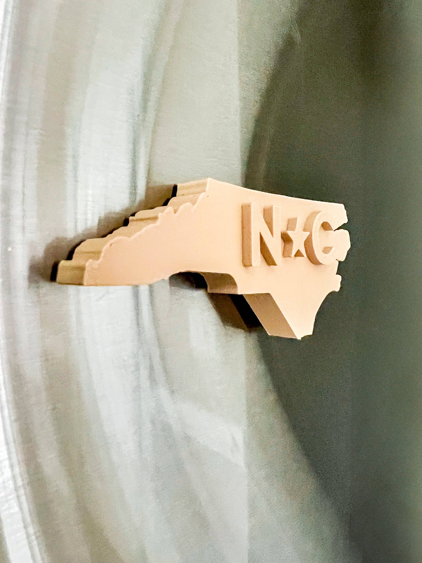 NC Map 3D Fridge Magnet