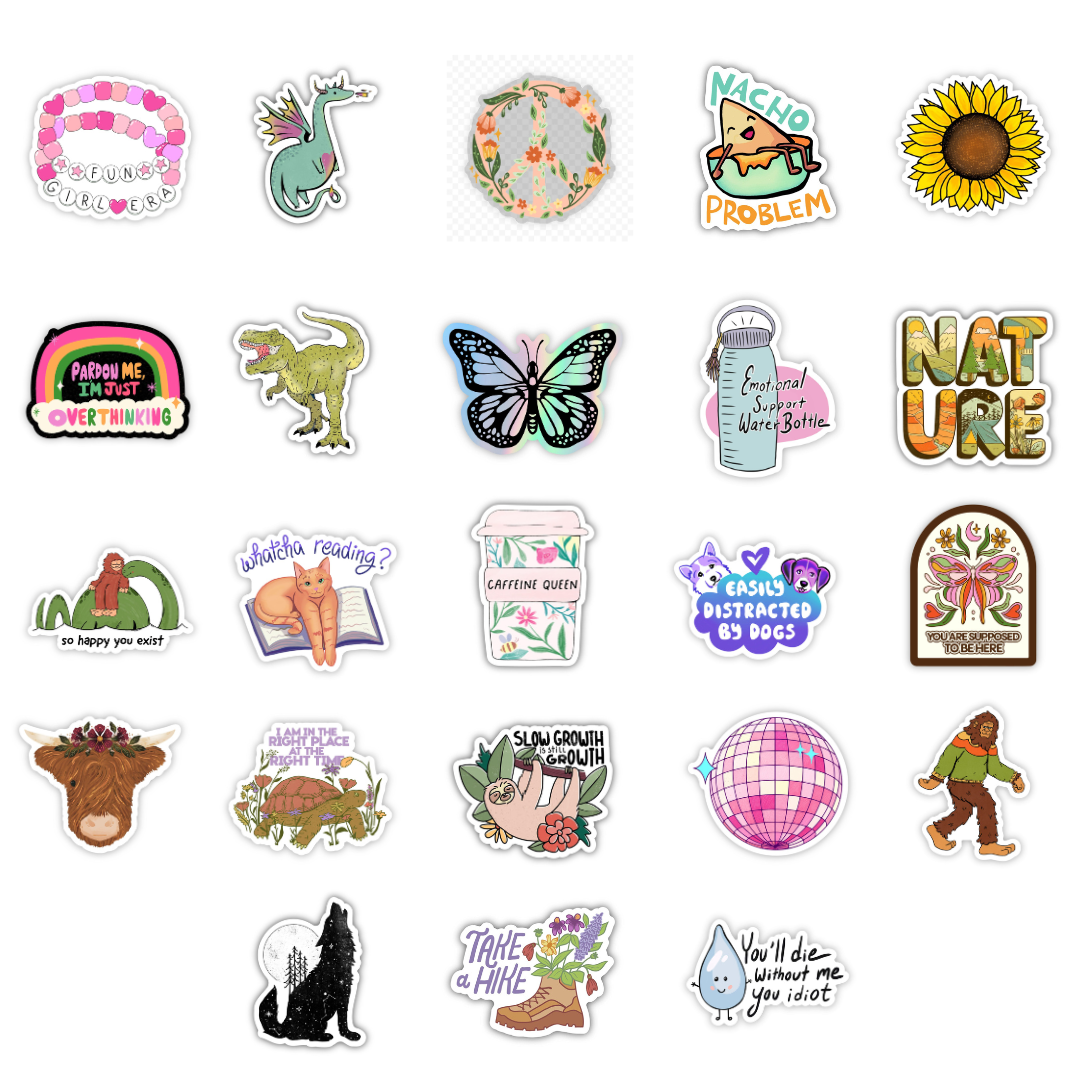 48 Pocket Wall Sticker Display