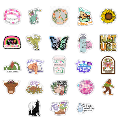 48 Pocket Wall Sticker Display