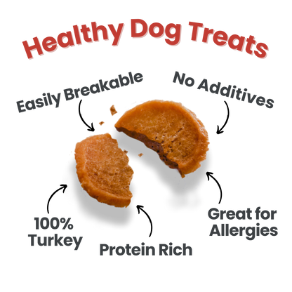 Holiday Turkey Chips Dog Treats (4 oz)