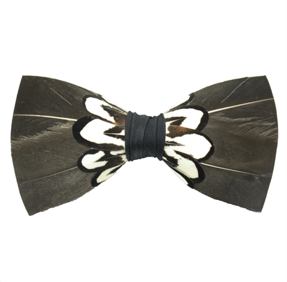 Feather Bow Tie 12 - Goose & Pheasant