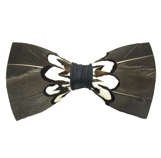 Feather Bow Tie 12 - Goose & Pheasant