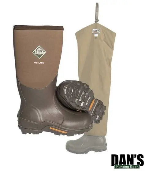 Muckmaster Dark Brown Waterproof Men Boot with Dans Chap