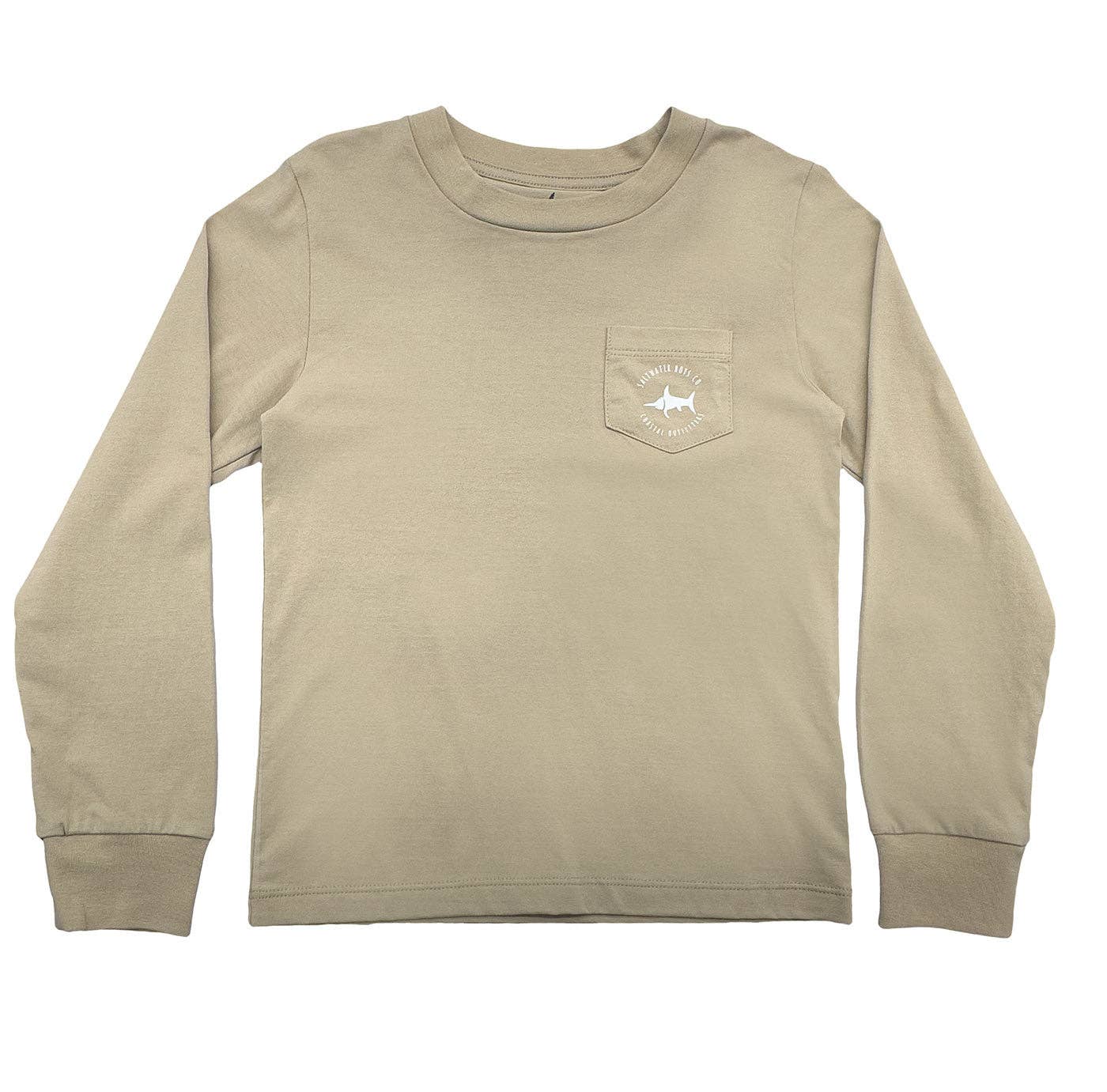 Mallard Boys Graphic Tee LS Taupe