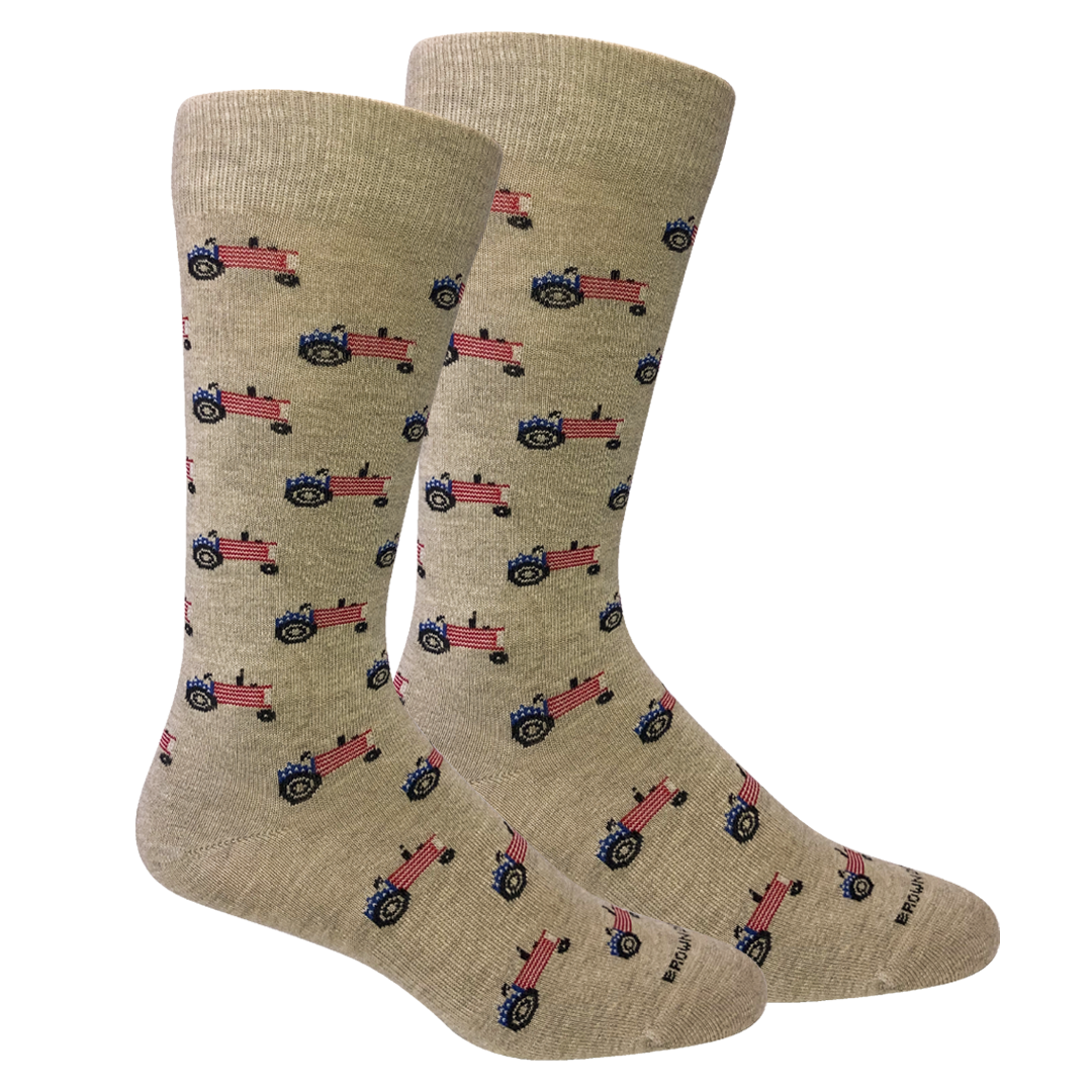 Farm America (Tractor Flag) Socks