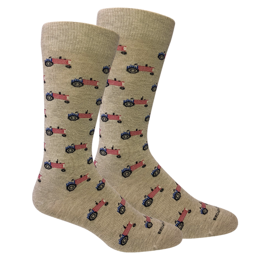 Farm America (Tractor Flag) Socks