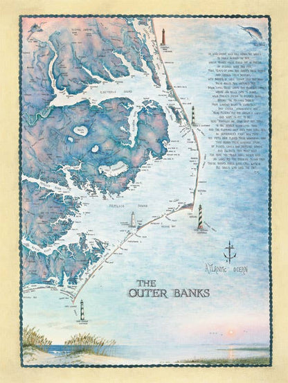 Outer Banks Waterways Map Puzzle