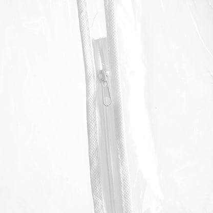  Zipped Bag Clear Gusset 24 x 72 x 10''