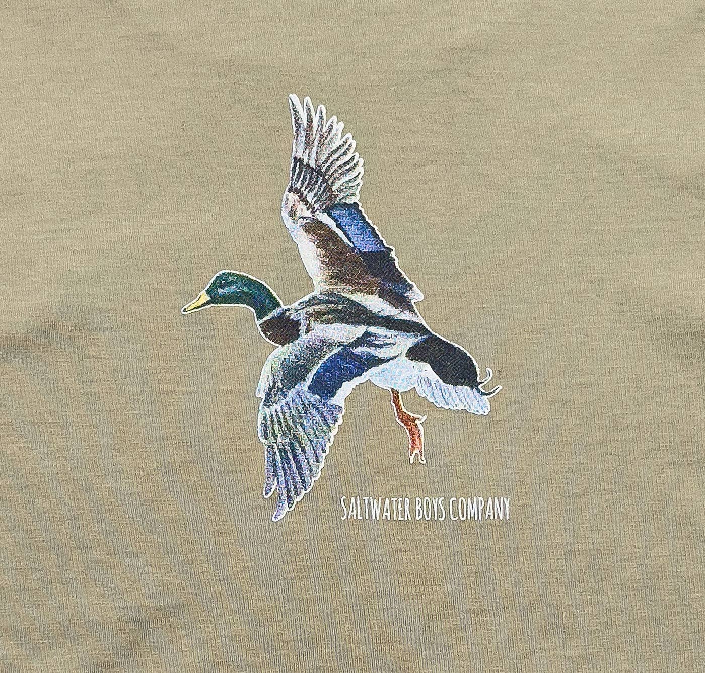 Mallard Boys Graphic Tee LS Taupe