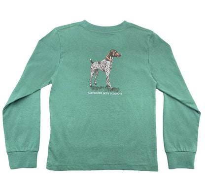 Pointer Boys Graphic Tee LS Green