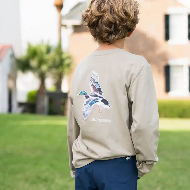 Mallard Boys Long Sleeve Taupe