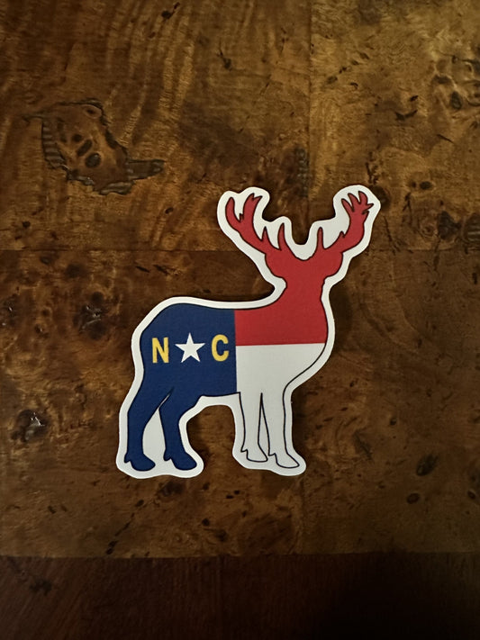 NC Flag Stickers